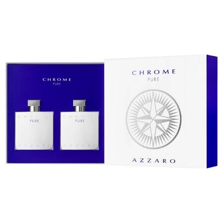 Un nouveau coffret inédit pour le retour du parfum mythique Chrome Pure d'Azzaro