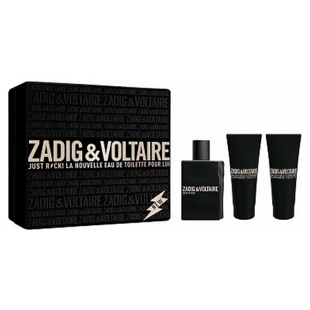 Zadig & Voltaire signe un coffret de leur dernier parfum Just Rock pour Lui